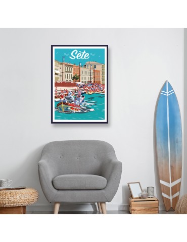 Sète – Poster affiche – image encadrée 2