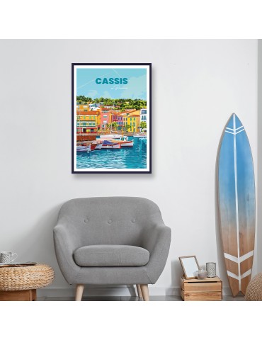 Cassis – Poster affiche – image encadrée 2