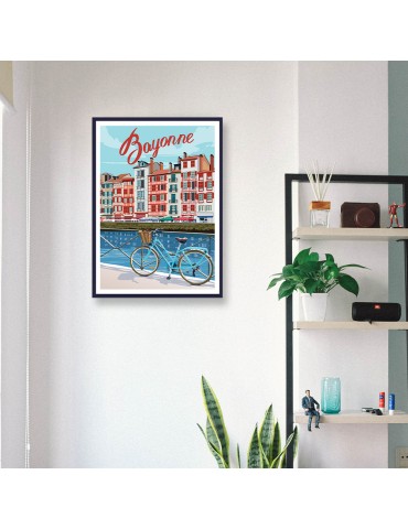 Bayonne 1 – Poster affiche – image encadrée 2