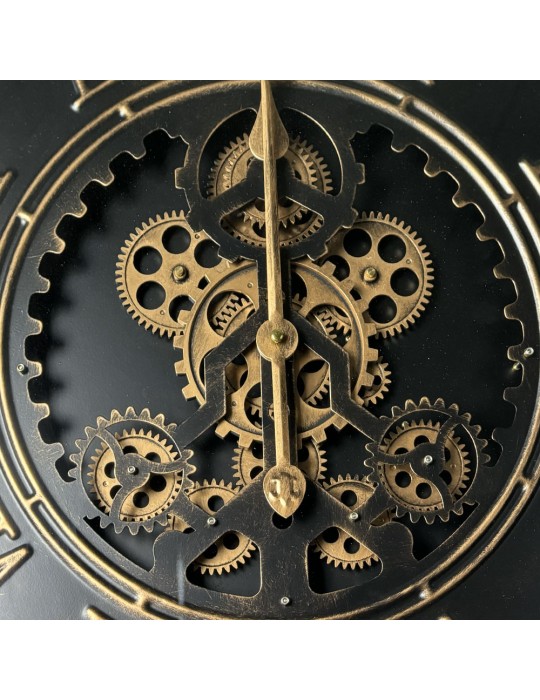 Horloge à engrenages avec verre – 08.058 – Ø 90 cm