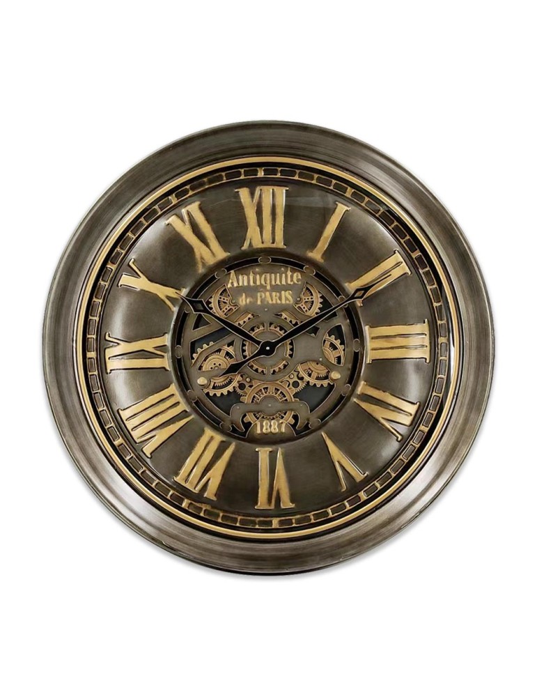 Horloge à engrenages avec verre – 08.084 – Ø 100 cm