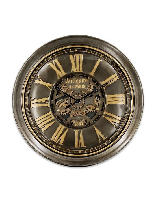 Horloge à engrenages avec verre – 08.084 – Ø 100 cm