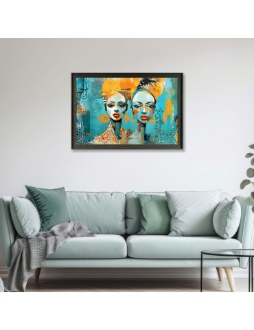 2 égyptiennes turquoises – Romaric 2