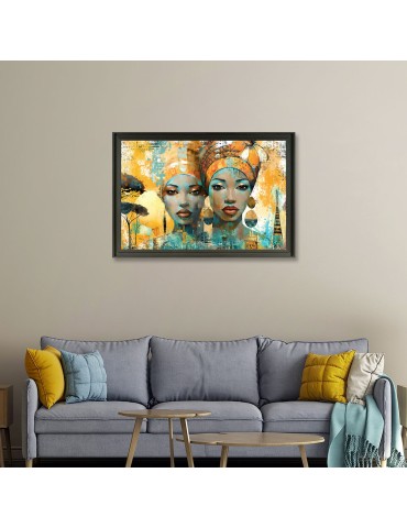 2 africaines turquoises– Romaric 2