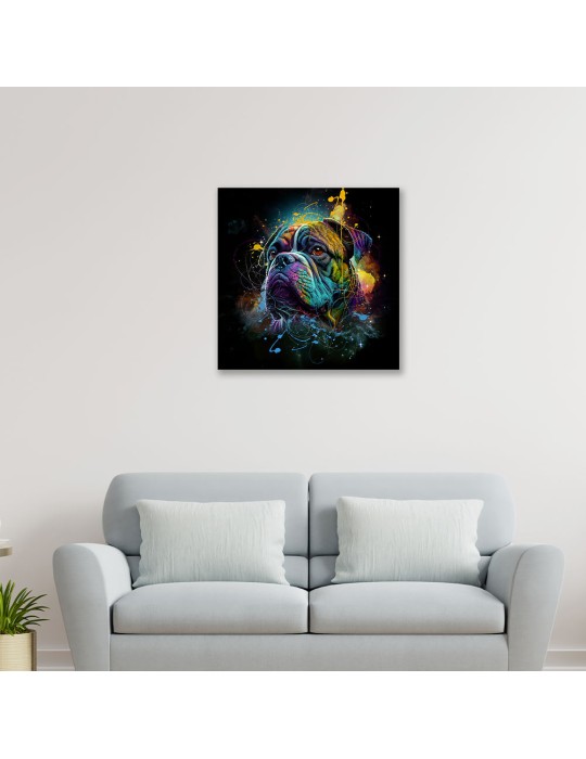 Impression sur verre – Bulldog Color