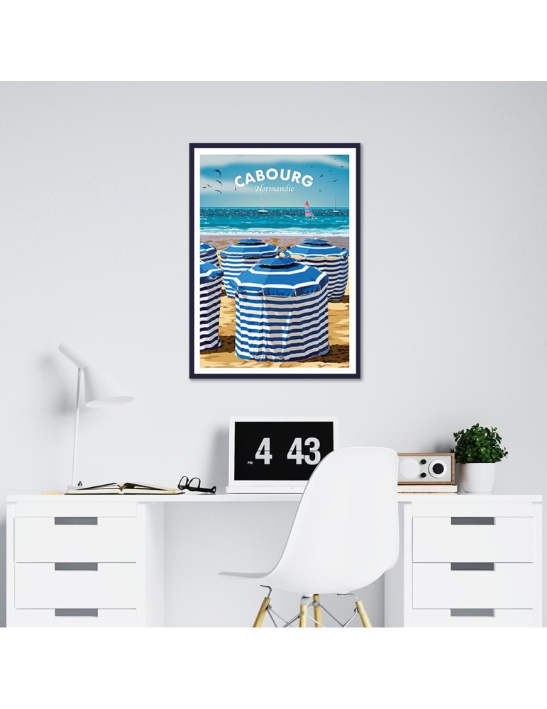 Cabourg – Poster affiche – image encadrée
