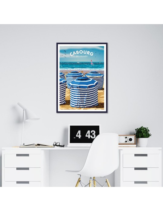 Cabourg – Poster affiche – image encadrée