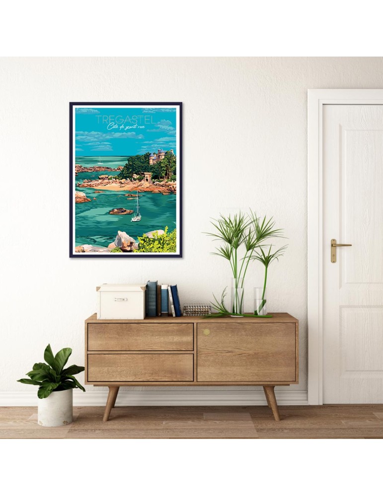 Trégastel – Poster affiche – image encadrée
