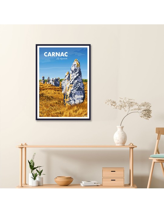 Carnac – Poster affiche – image encadrée