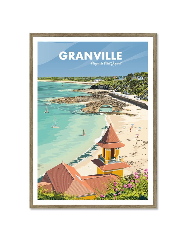 Granville – Poster affiche – image encadrée