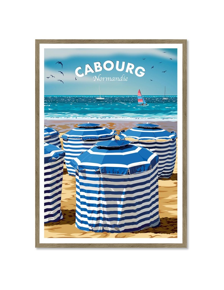 Cabourg – Poster affiche – image encadrée