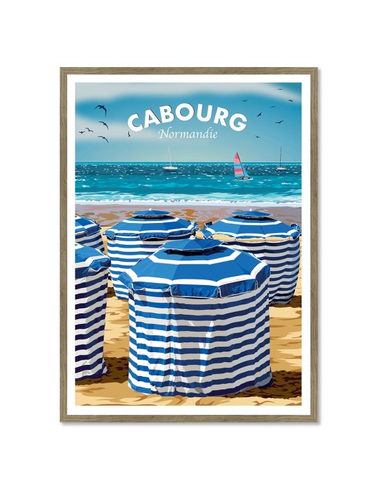 Cabourg – Poster affiche – image encadrée