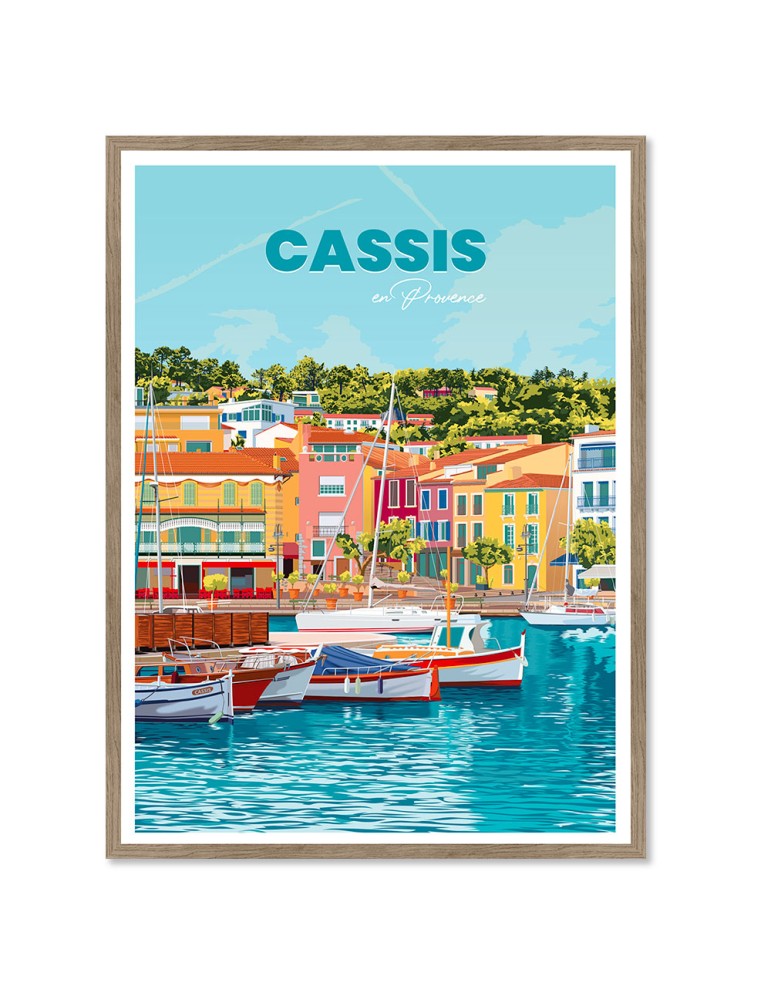 Cassis – Poster affiche – image encadrée
