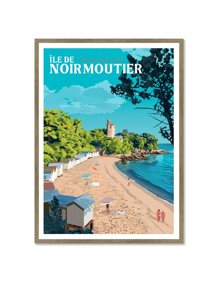 Noirmoutier – Poster affiche – image encadrée