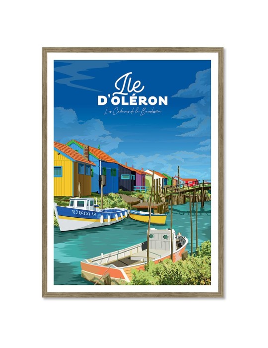 Oléron – Poster affiche – image encadrée
