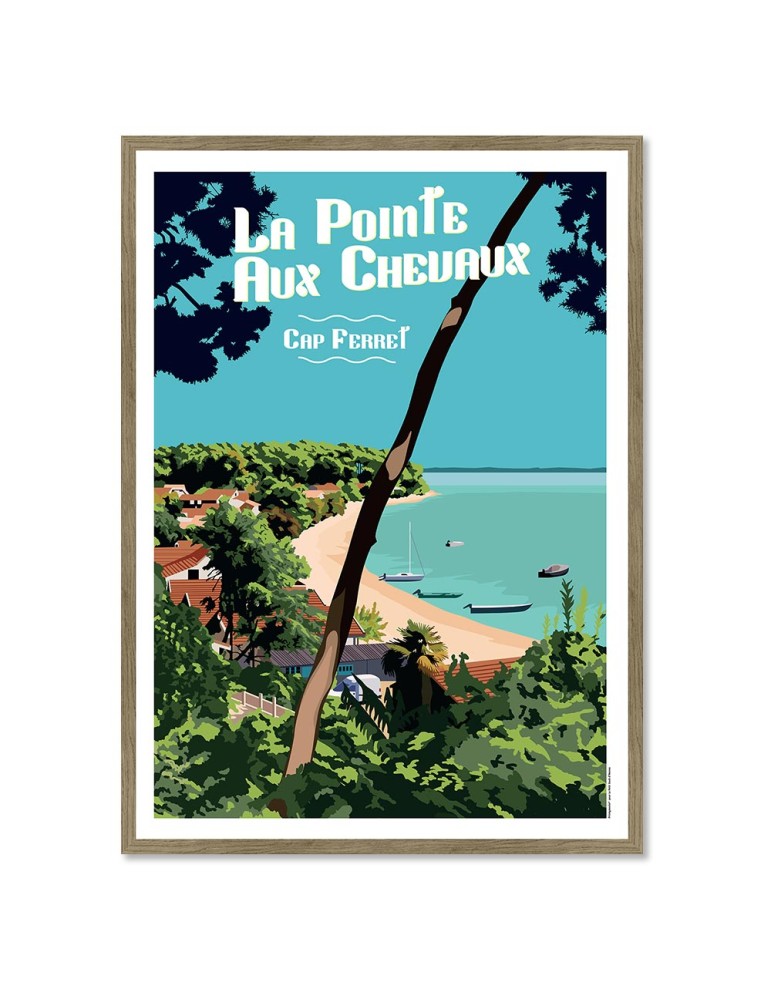 La Pointe Aux Chevaux – Poster affiche – image encadrée