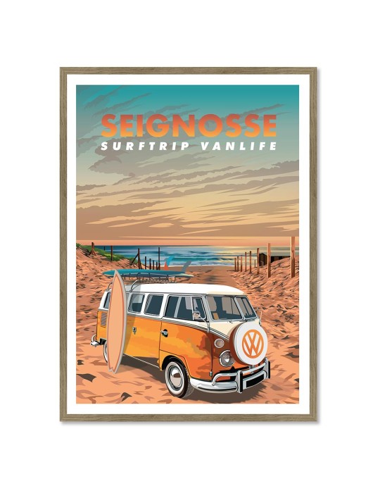 Seignosse – Poster affiche – image encadrée
