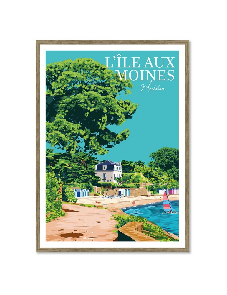 Ile-aux-Moines – Poster affiche – image encadrée