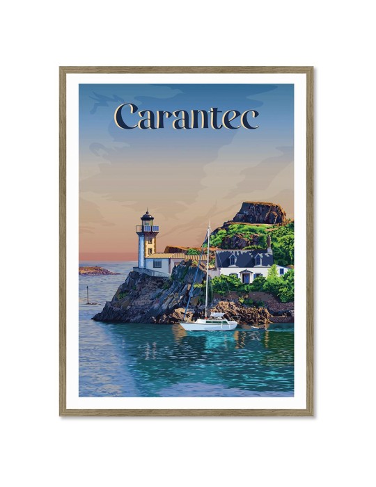 Carantec – Poster affiche – image encadrée