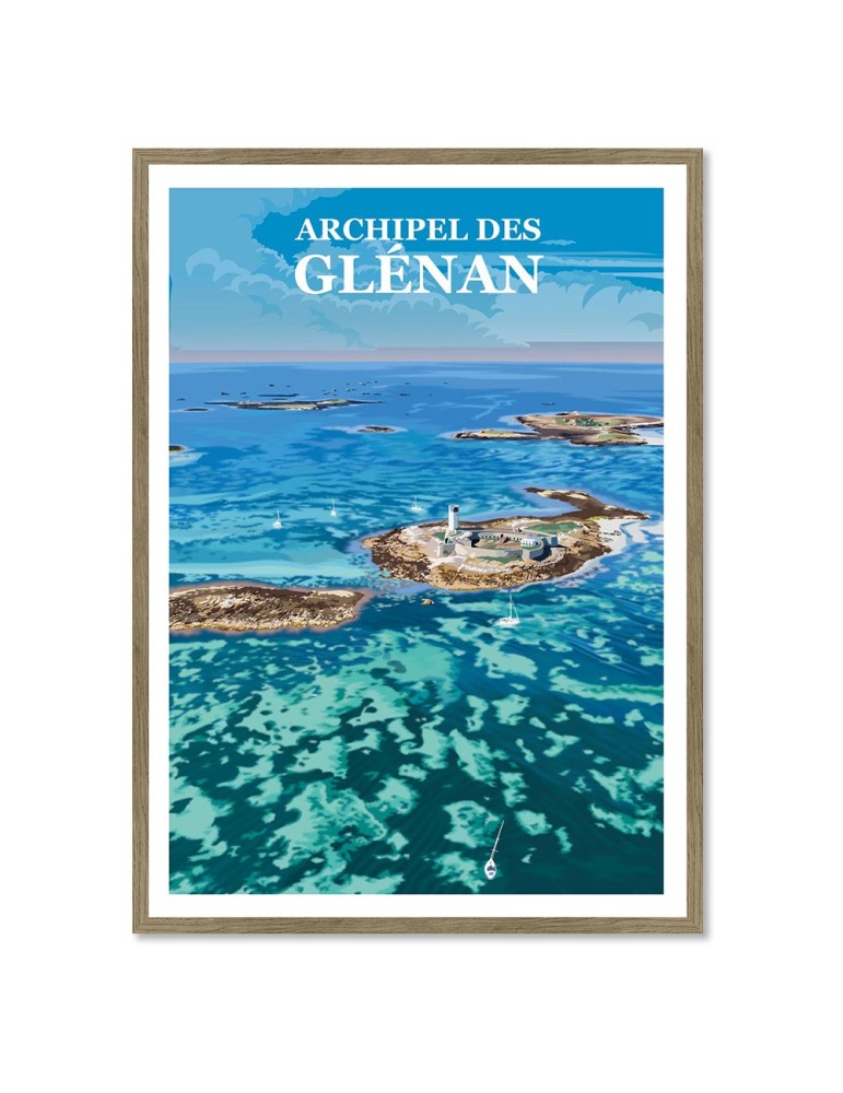 Les Glénan – Poster affiche – image encadrée