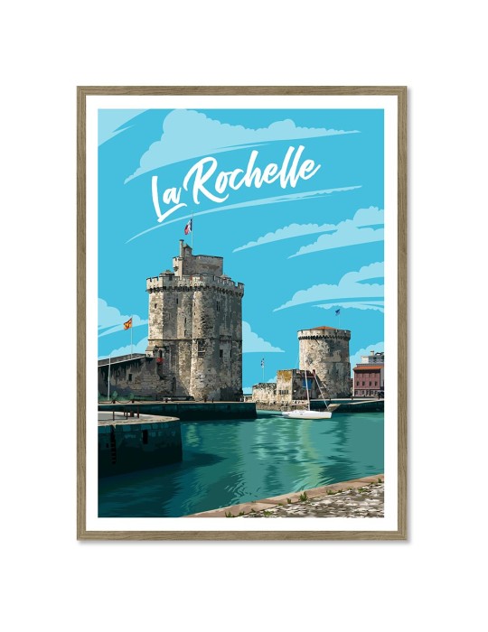La Rochelle – Poster affiche – image encadrée