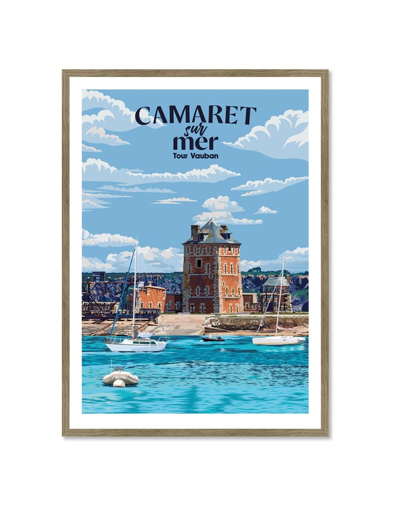 Camaret-sur-Mer – Poster affiche – image encadrée