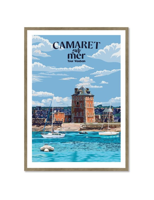 Camaret-sur-Mer – Poster affiche – image encadrée