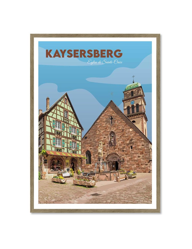 Kaysersberg – Poster affiche – image encadrée