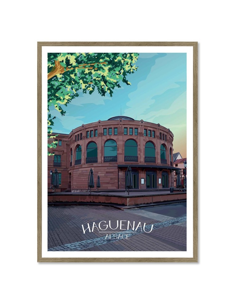 Haguenau – Poster affiche – image encadrée