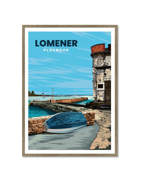 Lomener – Poster affiche – image encadrée