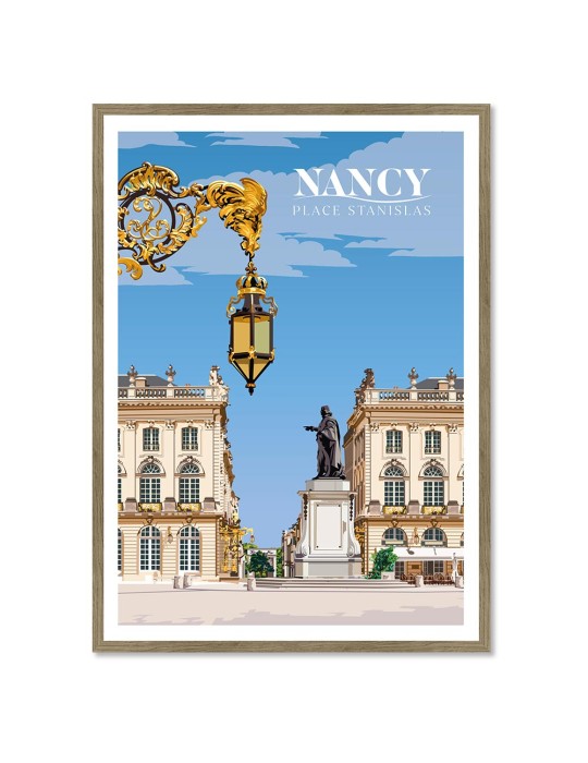 Nancy Place Stanislas – Poster affiche – image encadrée