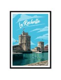 La Rochelle – Poster affiche – image encadrée