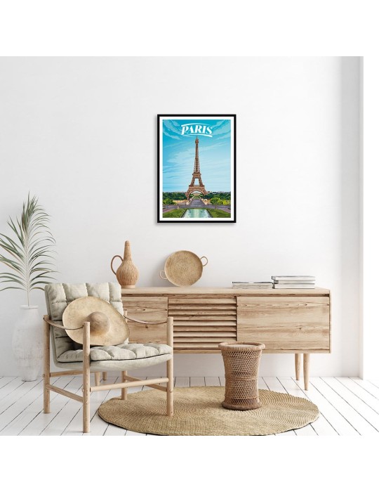 Paris – Poster affiche – image encadrée