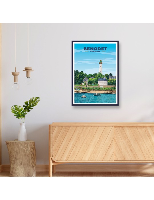 Bénodet – Poster affiche – image encadrée