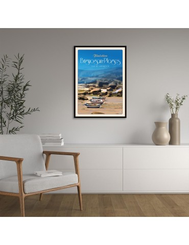 Brignogan-Plages Plage des Chardons Bleus – Poster affiche – image encadrée 2