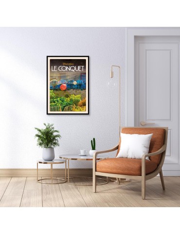 Le Conquet La Maison du Caseyeur – Poster affiche – image encadrée 2