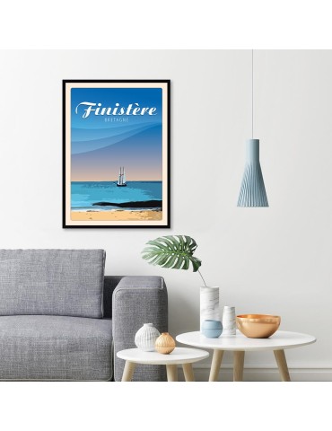Finistère - Porsmilin – Poster affiche – image encadrée 2