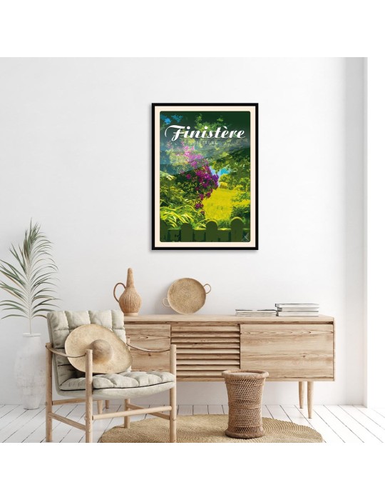 Finistère - Landéda - Poster affiche – image encadrée