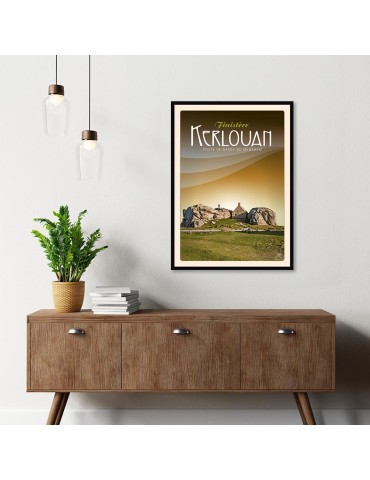 Kerlouan Poste de garde de Ménéham - Poster affiche – image encadrée 2
