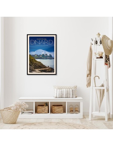 Dinard - La Promenade du Clair de Lune - Poster affiche – image encadrée 2
