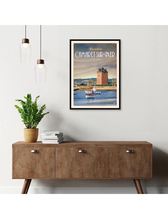 Camaret-Sur-Mer - Tour Vauban - Poster affiche – image encadrée