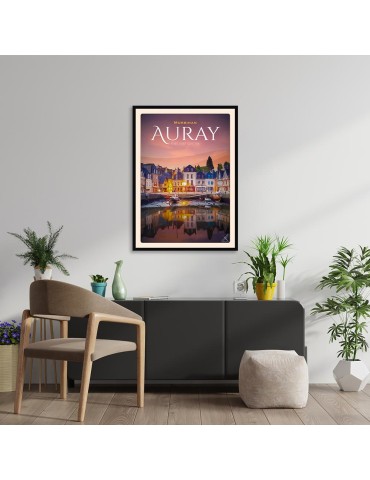 Port Saint-Goustan - Poster affiche – image encadrée 2