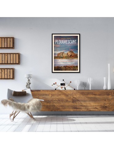 Plougrescant - Castel Meur - Poster affiche – image encadrée 2