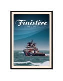 Bretagne - Abeille Flandre - Poster affiche – image encadrée