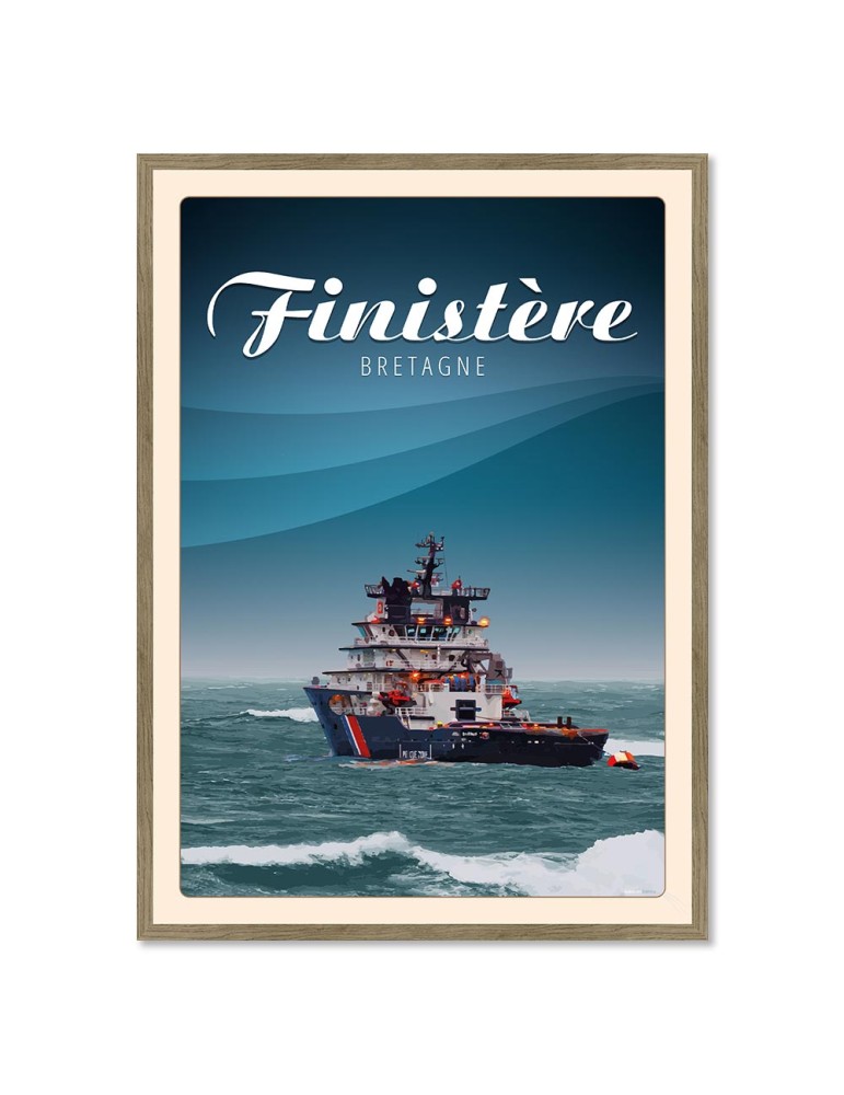 Bretagne - Abeille Flandre - Poster affiche – image encadrée