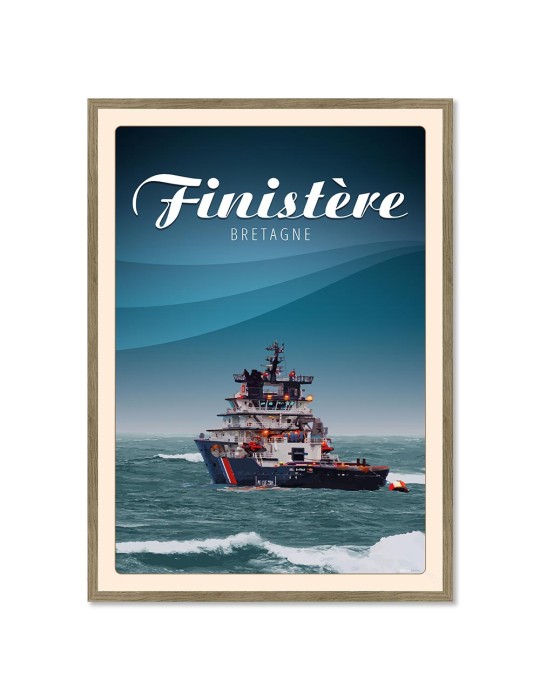 Bretagne - Abeille Flandre - Poster affiche – image encadrée