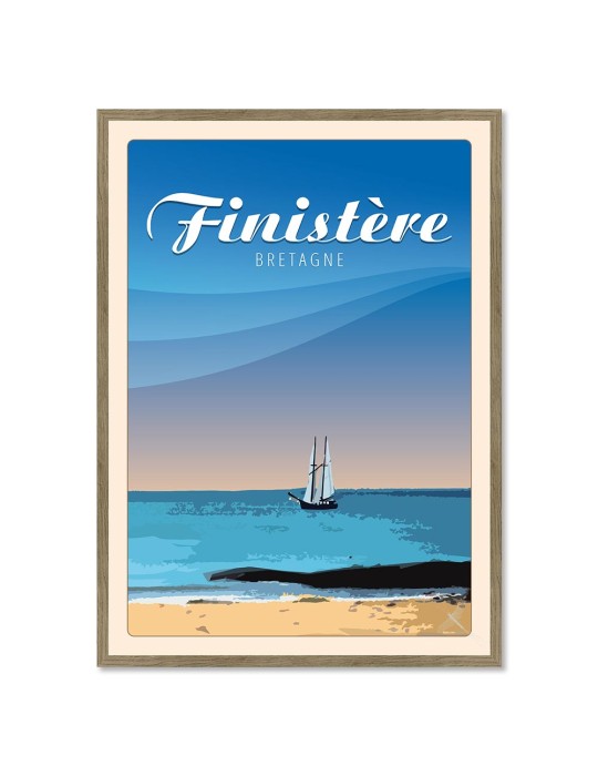 Finistère - Porsmilin – Poster affiche – image encadrée