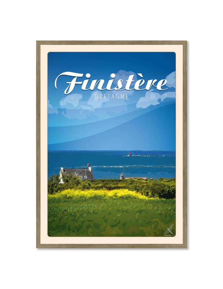 Finistère - Lochrist - Poster affiche – image encadrée