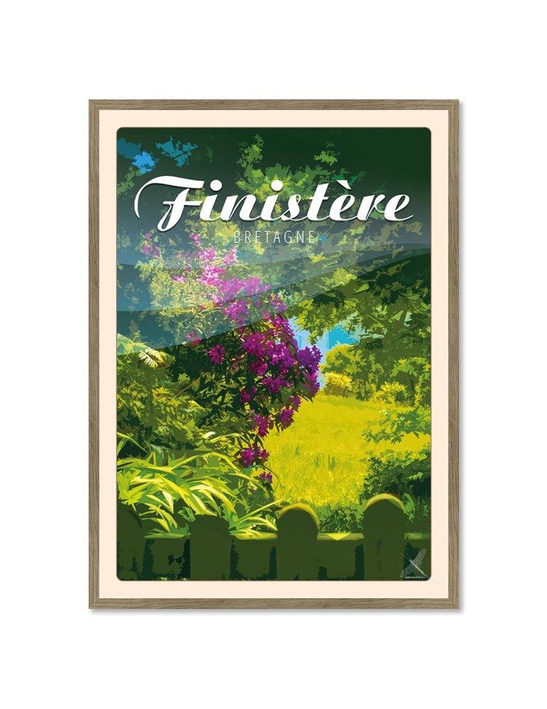 Finistère - Landéda - Poster affiche – image encadrée