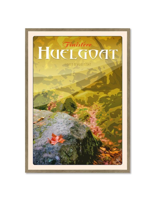 La Forêt d'Huelgoat - Poster affiche – image encadrée